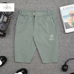 Quần Short Kaki PK-MEN ,Quần Lưng Thun Cạp Khuy,Vải  Co Dãn Rất Phù Hợp Khi Đi Chơi Và Choi Thể Thao 1