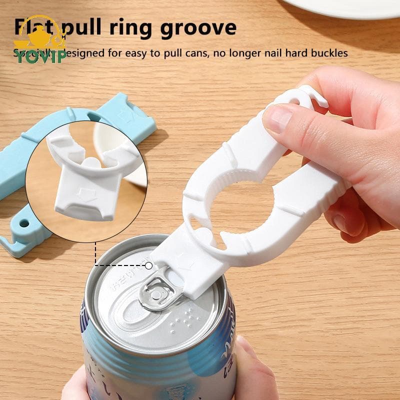 YOVIP 2 Cái Dụng Cụ Mở Nắp Chai Nhựa Dụng Cụ Mở Nắp Bình Nước Kẹp Nắp Bình Tẩy Tab Kéo Canh Cho Người Yếu Tay Người Cao Tuổi VN