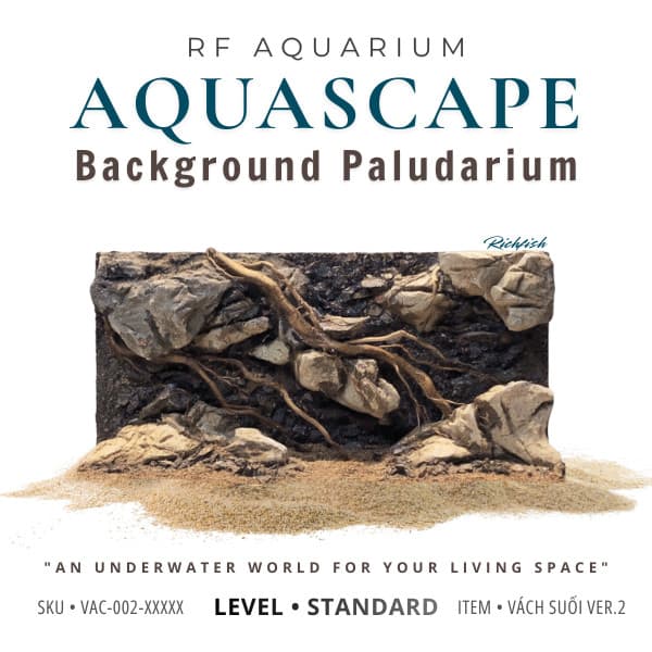 Layout Vách Suối Ver.2 Đá Da Voi | Chế Tác Từ Nguyên Liệu Tự Nhiên An Toàn Cho Cá Tép | RF Aquarium