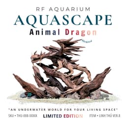 Limited I Layout Thủy Sinh Rồng Châu Âu Thương Hiệu RFaquarium I Nghệ Thuật Điêu Khắc Gỗ Lũa 1