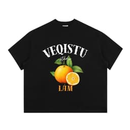 Áo Thun Local Brand VEQISTU "Quýt Làm Cam Chịu", Áo Thun Boxy Form Rộng Unisex Nam Nữ 250Gsm Cotton 2