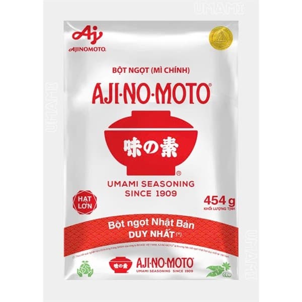 Chính Hãng FulVAT Bột ngọt hạt lớn Ajinomoto gói 454g