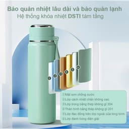Bình Giữ Nhiệt 4 Lớp Chất Liệu Inox 316 Giữ Nhiệt Tới 12h Dung Tích 500ml Có Quai Cầm Tiện Lợi 4