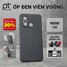 Ốp lưng Xiaomi Redmi 12C cạnh viền vuông bảo vệ camera 1