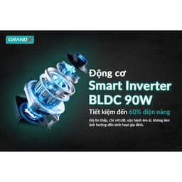 Máy hút mùi Grand X GX H70F85G, Bảo hành 4 năm, Động cơ BLDC, Độ Sâu 35 Cm 3