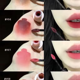 Son Kem Bùn Mooekiss Nhung Mờ Vỏ Hồng Đen Velvet Lip Mud Mịn Môi 3g DOLLYDOLLY COSMETICS 4