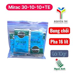 Mirac 30-10-10+TE – Bung Chồi Mạnh, Xanh Lá Nhanh (Gói 10g Pha 16L) 3