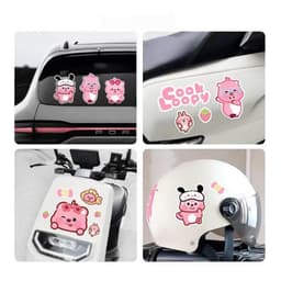 Hình dán trang trí Hello Kitty dễ thương cho xe điện, xe máy, vali, mũ bảo hiểm, che vết trầy xước và chống thấm nước. 8