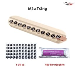 Bảng số điện thoại trang trí taplo ô tô hình ngựa nhỏ xinh 3