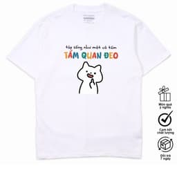 Áo Thun Sống Như Cô Tấm, Tấm Quan Đeo Câu Nói Hài Hước, Vui Nhộn Công Sở. Form Oversize 100% Cotton 4