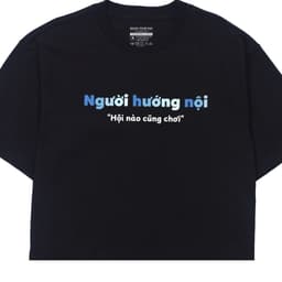 Áo Thun Người Hướng Nội Hội Nào Cũng Chơi Câu Nói Hài Hước Vui Nhộn, Tặng Bạn Bè Nam, Nữ Oversize 4