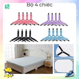 HM66563 Bộ 4 Kẹp giữ cố định Ga Giường Drap Chống Xê Dịch HM68 3