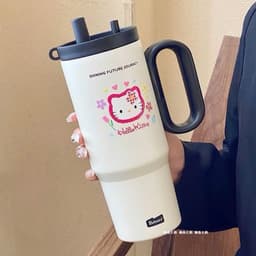 BÌNH GIỮ NHIỆT SIÊU XINH – ĐỐN TIM MỌI ÁNH NHÌN   Hình Hello Kitty ngọt ngào, màu sắc nhẹ nhàng apin 1