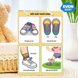 Thẻ Flash EVON BABY dạy bé tập nói - Bé Tập Miêu Tả Theo Tranh 6