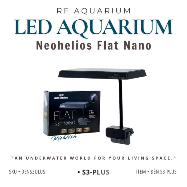 Đèn Led Bể Thủy Sinh S3 Plus hệ led RGB đỏ cá không đỏ nước