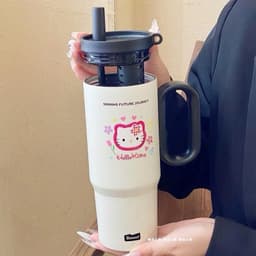 BÌNH GIỮ NHIỆT SIÊU XINH – ĐỐN TIM MỌI ÁNH NHÌN   Hình Hello Kitty ngọt ngào, màu sắc nhẹ nhàng apin 2
