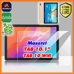 [Ảnh Thật] Kính CL MTB Masstel Tab 10.1" / Tab 10 Wifi Cường Lực Mài Cạnh 2.5D-9H-0.26mm 1