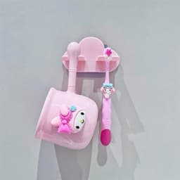 Cốc đánh răng kèm bàn chải các nhân vật hoạt hình , siêu cute,Đáng yêu 3