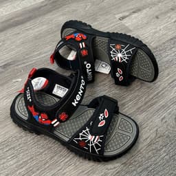 Giày Sandal trẻ em siêu nhân nhện bé trai VNXK KENTO kháng khuẩn cao cấp Đế Thể thao Chống Trơn 831 5
