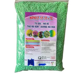 NPK 17-17-17 + TE bao 25kg, siêu nở gốc mai, phì gốc mai và cây kiểng 2