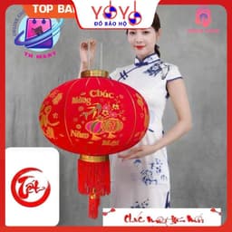 Đèn Lồng Vải Nhung Treo Tết Lễ Hội Size 60cm/80cm/100cm HÀNG CAO CẤP - YOYO 9