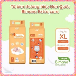 Tã/Bỉm Dán/Quần BIMANA EXTRA CARE HÀN QUỐC Thấm Hút Tốt, Đủ Size 3