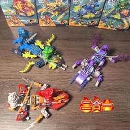 [ Không in lưng ] Đồ chơi mô hình xếp hình nhân vật Nexo Knᶖgt Future Heroes OBM -35 pcs 3