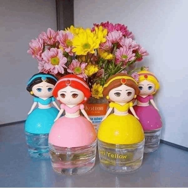 Nước Hoa Bé Gái Ori Pink - Purple - Blue - Yellow (30ml) - DỄ THƯƠNG, NGỌT NGÀO, ĐÁNG YÊU