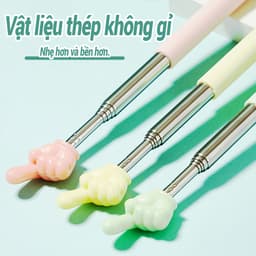 "Que chỉ bảng inox hình ngón tay, gậy chỉ bảng dạy chắc chắn, dài 68,5cm, chống trơn trượt bền bỉ." 7