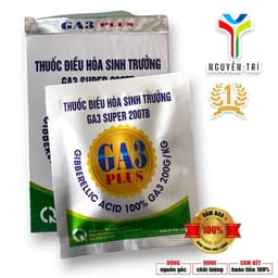 GA3 Super 200TB – Kích Thích Sinh Trưởng, Kéo Dài Thân, Tăng Đậu Trái, Nở Hoa Mạnh (Gói 5g) 4