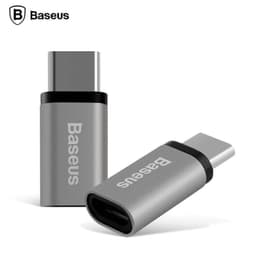 Đầu Chuyển Cổng Type-C Cái qua Cổng MicroUSB Cái - BASEUS MicroUSB to Type-C Adapter Biến Cáp MicroUSB thành cáp USB-C 7