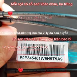 [Ngắn 20cm-Có MFi] Cáp USB Li Ning [B].[E].[A].[T].[S] Tiện Lợi Cho Pin Sạc Dự Phòng- Dây Siêu Bền Bóc Từ Loa/ Tai Nghe 7