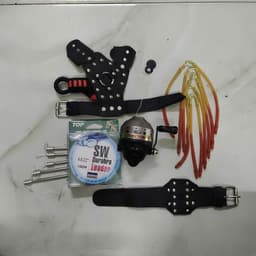 Combo Máy Bắt Cá HH25 Có Dây Dù Trong Máy Đầy Đủ Phụ Kiện SW Durabara Leader 100M 5
