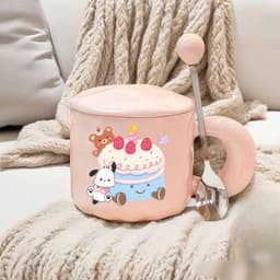 Cốc Sứ Có Nắp Kèm Thìa Pochacco Siêu Đáng Yêu ( Có Hộp Xinh Tặng Sinh Nhật ) em.shoppp 4