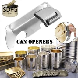 Dụng cụ mở hộp SDFG, Dụng cụ mở chai 2 trong 1 bằng thép không gỉ, Dụng cụ nhà bếp Gấp nắp tháo nắp cụ mở bền Tiện ích gia đình 1