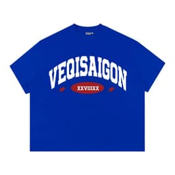 Áo thun BOXY Local Brand VEQISTU " VEQISAIGON XXVIIIXX " Áo Thun Boxy Form Rộng Unisex Nam Nữ 250Gsm Cotton 4