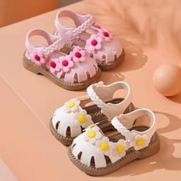 [Form To] Dép Sandal Đính Hoa DépTập Đi Cho Bé Gái Tập Đi Từ 6 Tháng Đến 3 Tuổi Chống Trơn Trượt 2026 [MD3] 1
