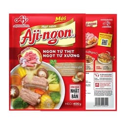 CHÍNH HÃNG FULL VAT Combo 5 gói Hạt Nêm Aji-ngon gói 400G 2