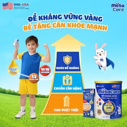 (Date mới) Sữa Bột MetaCare Xanh - Bé Tăng Cân Khoẻ Mạnh, Tăng Cường Đề Kháng, Phát Triển Chiều Cao 2