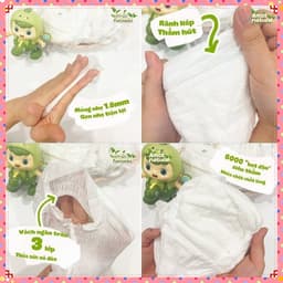 COMBO 3 BỊCH Tã Bỉm AMOR NATURAL  Mặt Bông Organic, Công Nghệ Air Skin Độc Quyền 3