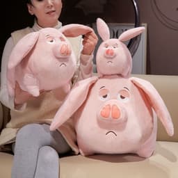 Gấu Bông Dumb Dễ Thương Nezha Mount Flying Pig Soothing Doll Quà Tặng Sinh Nhật Nữ 2026 nhà Miu Gấu Xinh 3