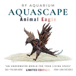 Limited I Aquascape Đại Bàng Chế Tác Thủ Công Từ Gỗ Lũa Tự Nhiên Trang Trí Bể Cá | RF Aquarium 1