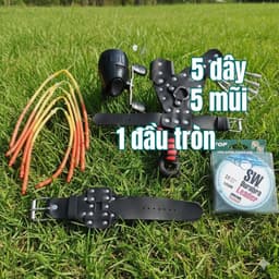 Cinval Combo Bộ Bắt Cá Đa Năng Phụ Kiện Có Sẵn Dây Trong Máy kèm Dây 2 CẤP và Dây Lea.der SW siêu bền 100M 1
