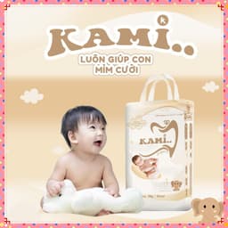 Tã Bỉm Kami Organic - Thấm Hút Đến 1000ml- Siêu mỏng- Mềm Mại Khô Thoáng 7