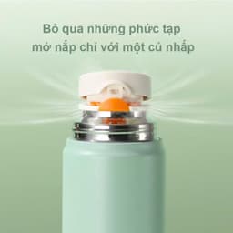 Bình Giữ Nhiệt 4 Lớp Chất Liệu Inox 316 Giữ Nhiệt Tới 12h Dung Tích 500ml Có Quai Cầm Tiện Lợi 6
