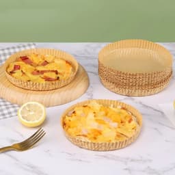 ZOOMING 50 Khay Giấy Pizza, Chảo Pizza Dùng Một Lần Chống Dính Tròn, Ứng Dụng Nướng Bánh Giấy Chống Mỡ Đa Kích Thước 4