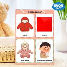 Thẻ Flash EVON BABY dạy bé tập nói - Bé Tập Miêu Tả Theo Tranh 4