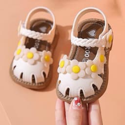 [Form To] Dép Sandal Đính Hoa DépTập Đi Cho Bé Gái Tập Đi Từ 6 Tháng Đến 3 Tuổi Chống Trơn Trượt 2026 [MD3] 7