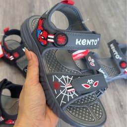 Giày Sandal trẻ em siêu nhân nhện bé trai VNXK KENTO kháng khuẩn cao cấp Đế Thể thao Chống Trơn 831 3
