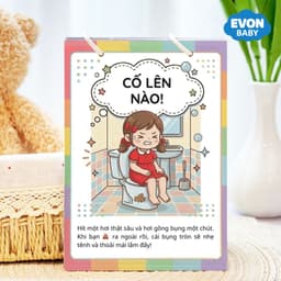 Thẻ Flash EVON BABY dạy bé tập nói - CHỦ ĐỀ BÉ TỰ LẬP 5